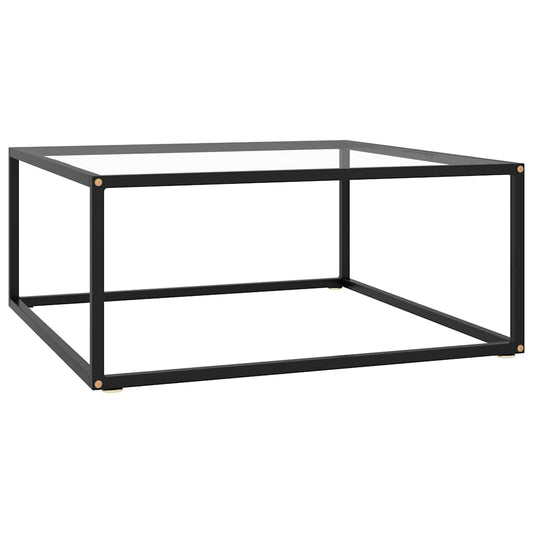 Coffee Table | Black and transparent