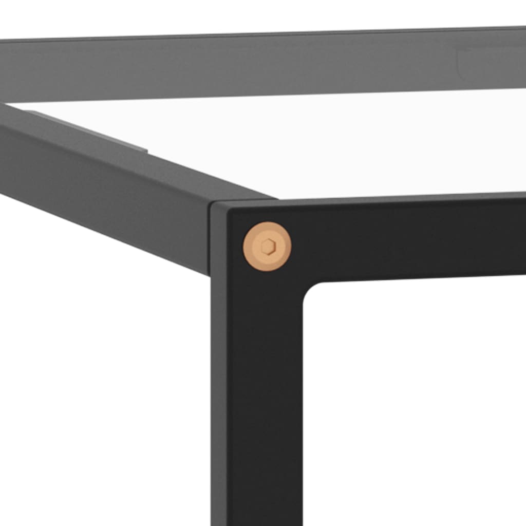 Coffee Table | Black and transparent
