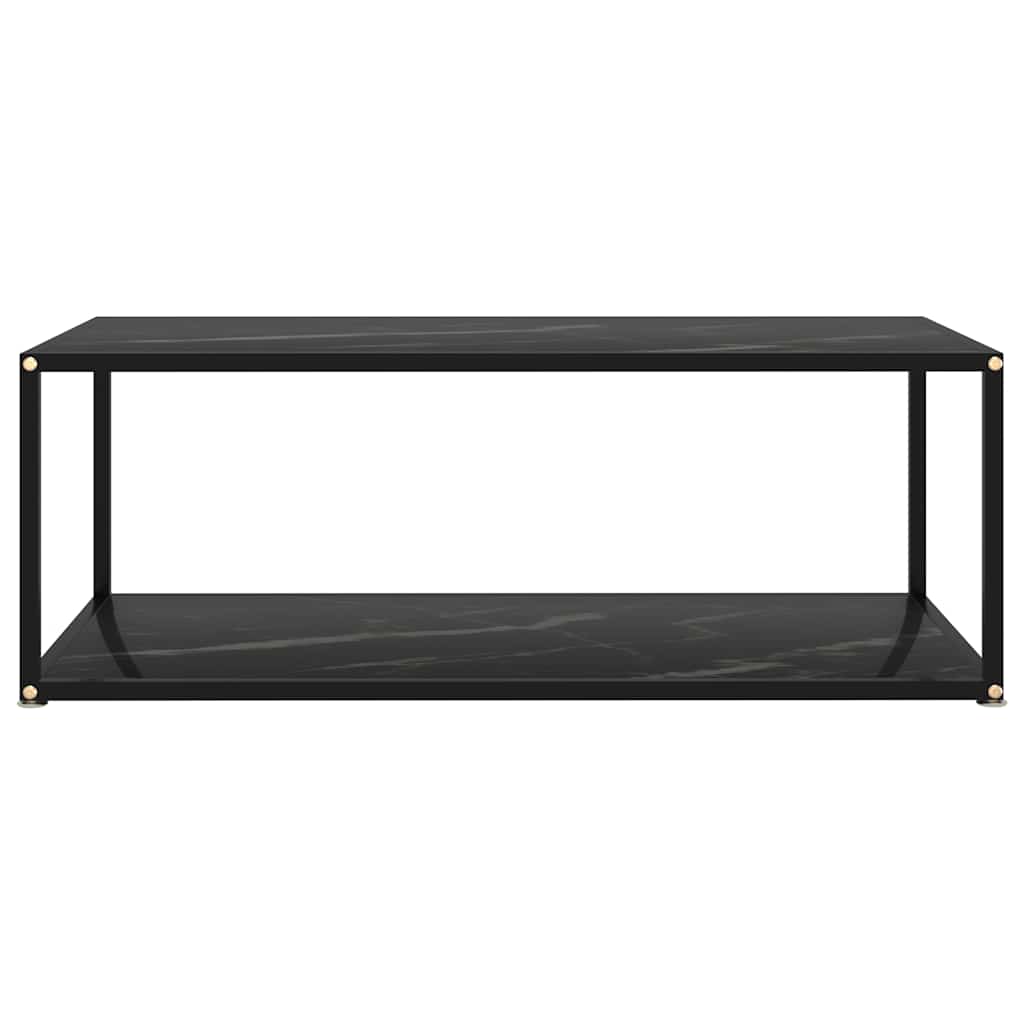 322900 vidaXL Coffee Table Black 100x50x35 cm Tempered Glass