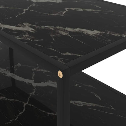 322900 vidaXL Coffee Table Black 100x50x35 cm Tempered Glass