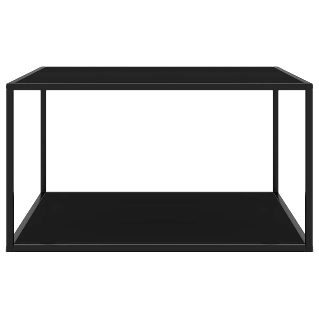 Coffee Table | Black | Tempered glass, powder-coated steel | Medium