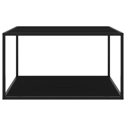 Coffee Table | Black | Tempered glass, powder-coated steel | Medium