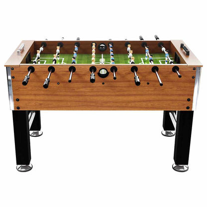 Football Table Steel 60 kg 140x74.5x87.5 cm Light Brown&Black