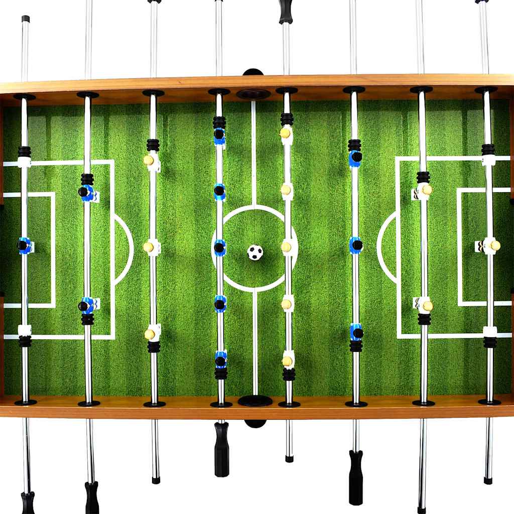 Football Table Steel 60 kg 140x74.5x87.5 cm Light Brown&Black