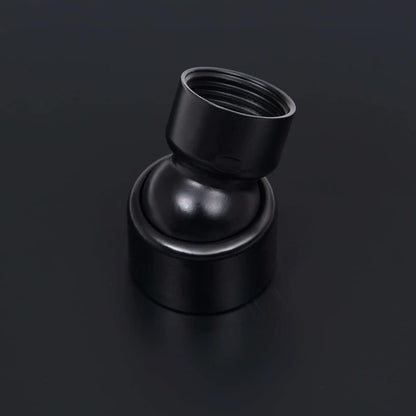 Rain Shower Head Stainless Steel 30x20 cm Rectangular Black