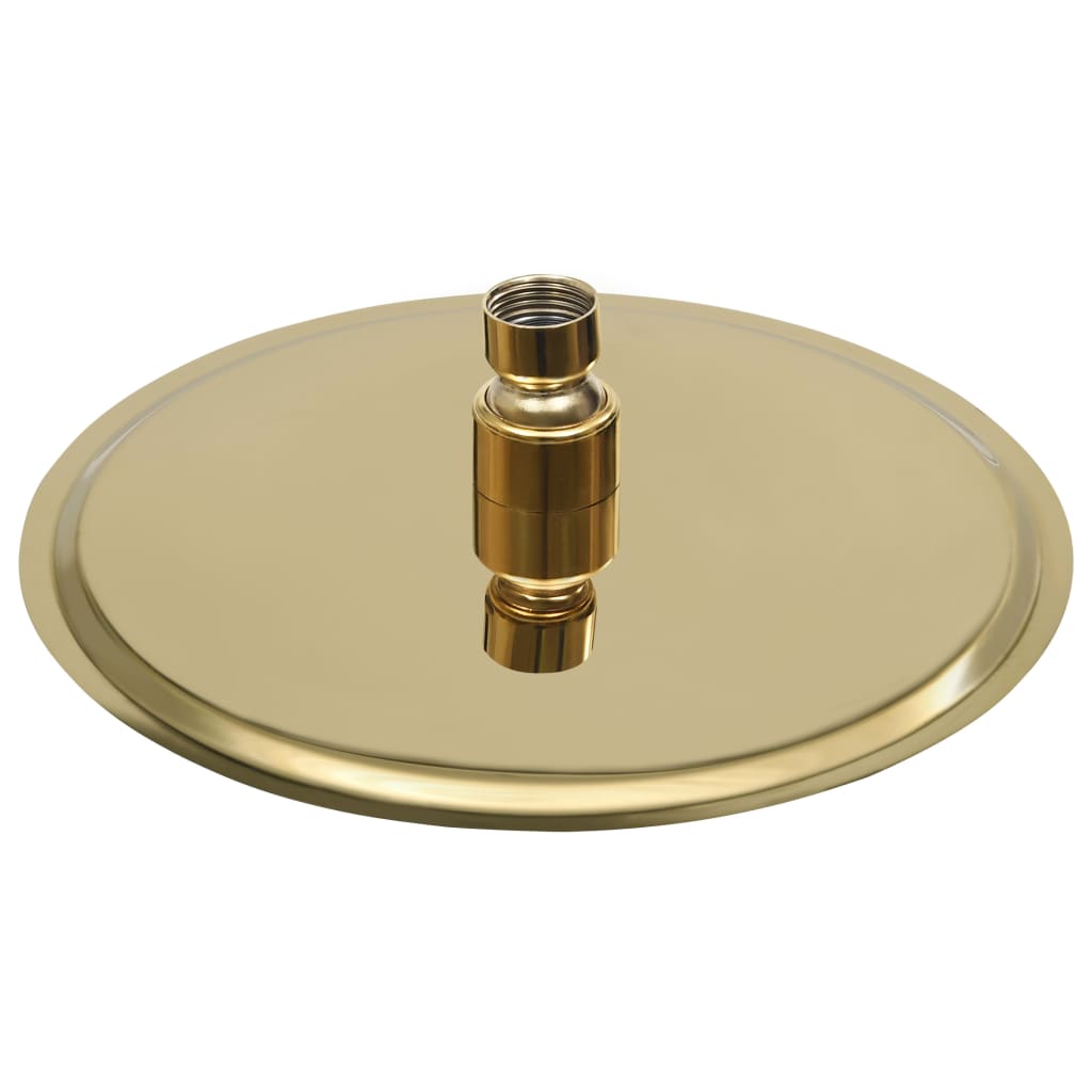 Rain Shower Head Stainless Steel 20 cm Round Gold