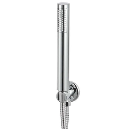 147723 vidaXL Shower System Stainless Steel 201 Silver