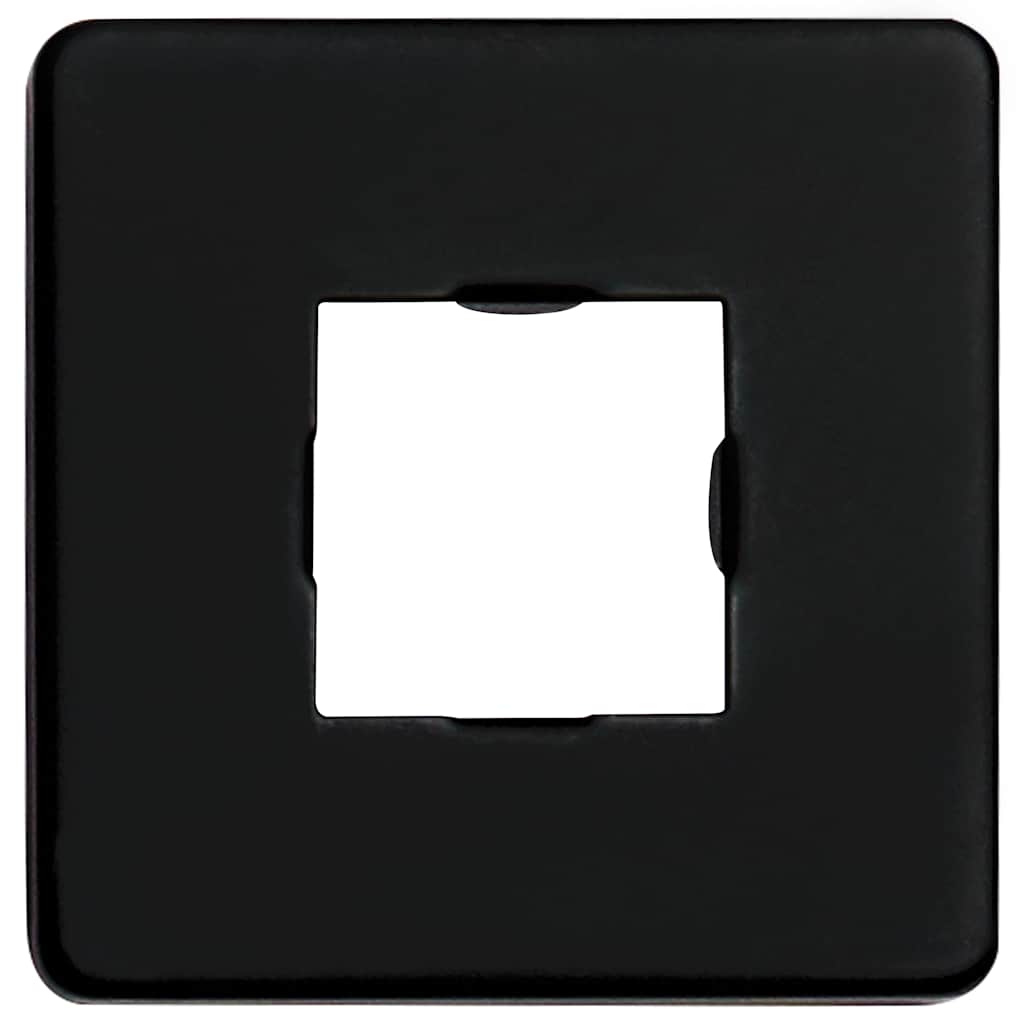 Shower Support Arm Square Stainless Steel 201 Black 40 cm