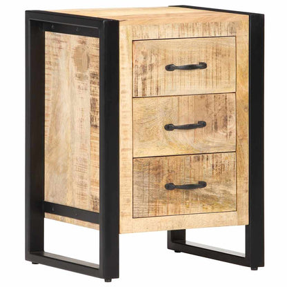 320229 vidaXL Bedside Cabinet 40x35x55 cm Solid Mango Wood