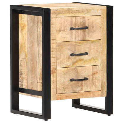 320229 vidaXL Bedside Cabinet 40x35x55 cm Solid Mango Wood