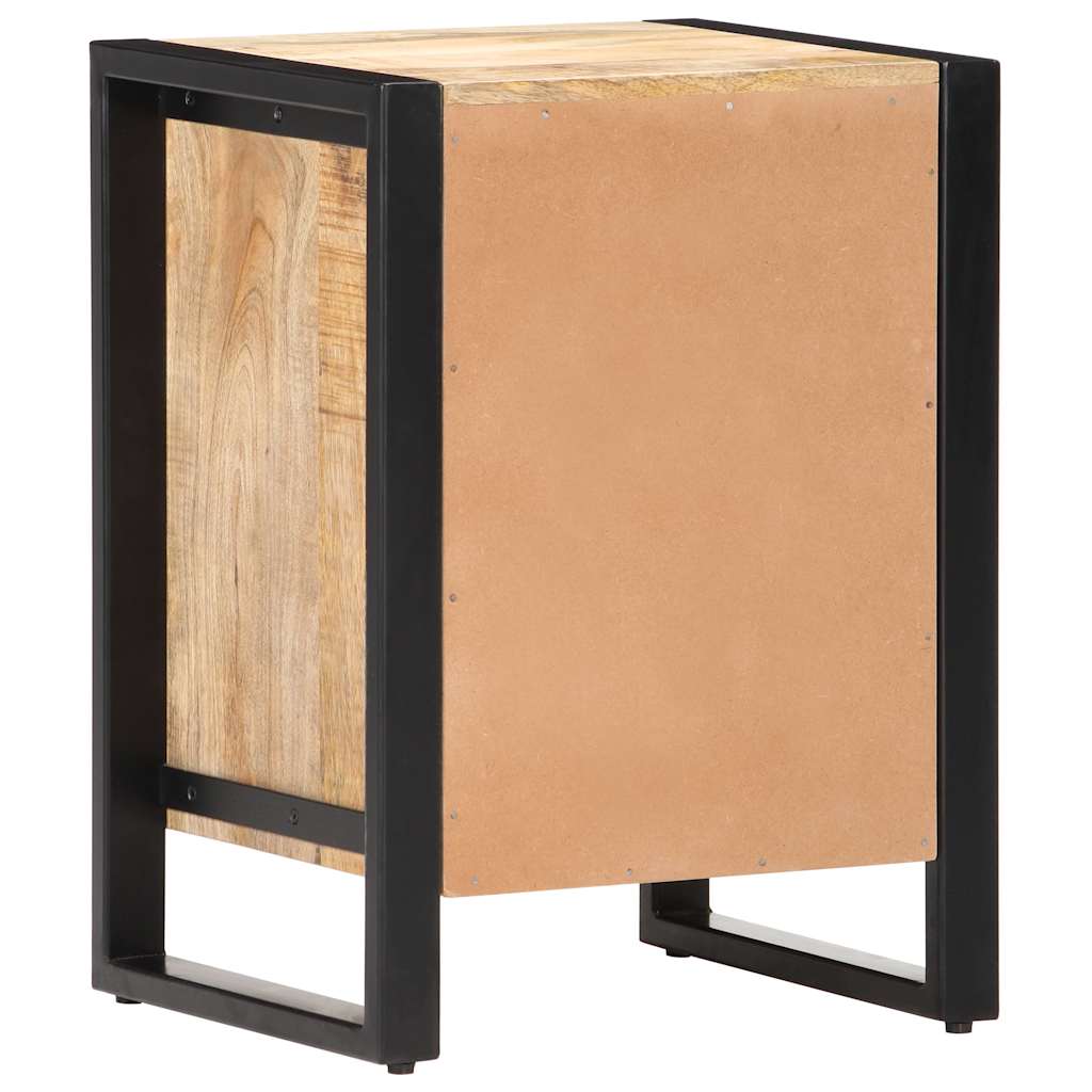 320229 vidaXL Bedside Cabinet 40x35x55 cm Solid Mango Wood