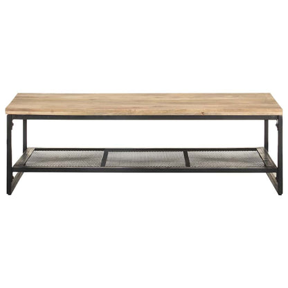 320244 vidaXL Coffee Table 110x60x35 cm Solid Mango Wood