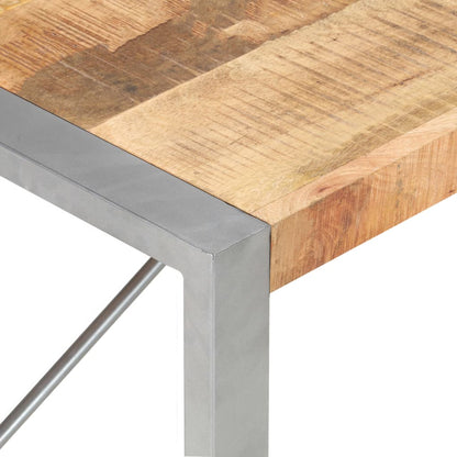 321538 vidaXL Coffee Table 120x60x40 cm Rough Mango Wood