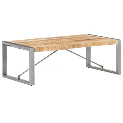 321538 vidaXL Coffee Table 120x60x40 cm Rough Mango Wood