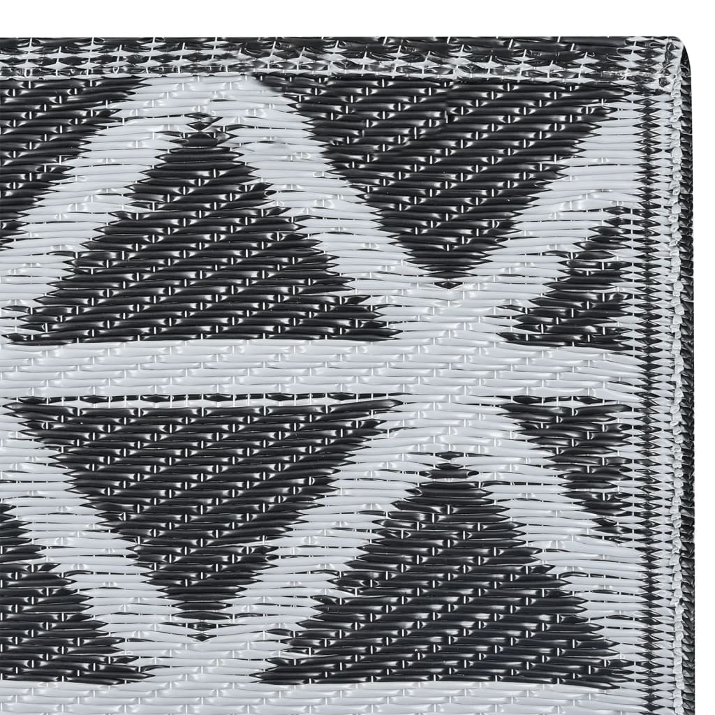 Outdoor Carpet ARAKIL Black 80x150 cm PP