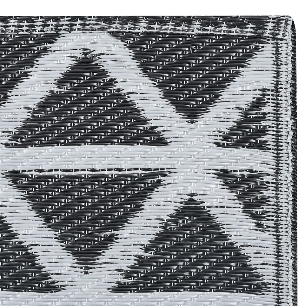 Outdoor Carpet ARAKIL Black 190x290 cm PP