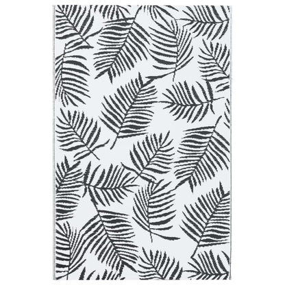 Outdoor Carpet ARAKIL White and Black 190x290 cm PP