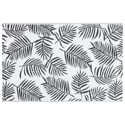 Outdoor Carpet ARAKIL White and Black 190x290 cm PP