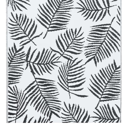 Outdoor Carpet ARAKIL White and Black 190x290 cm PP