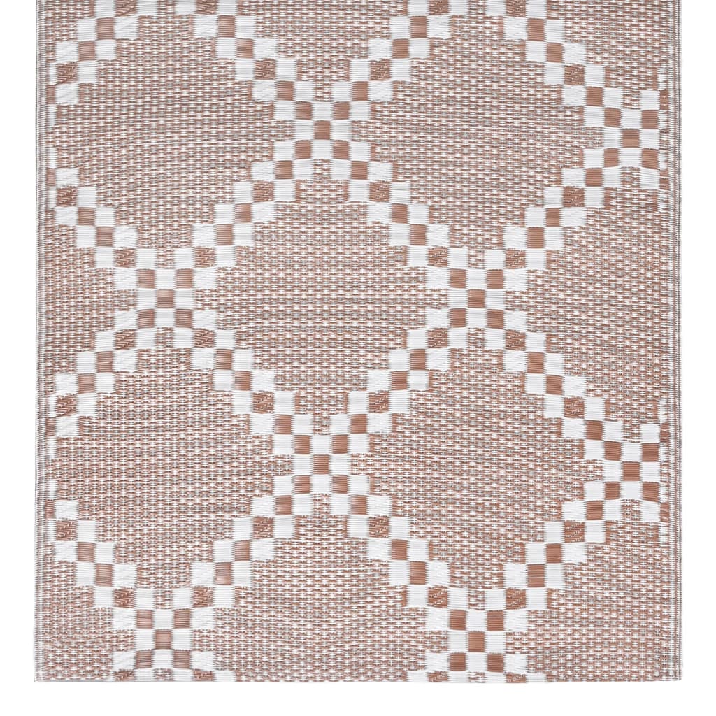 Outdoor Carpet ARAKIL Brown 120x180 cm PP