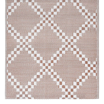 Outdoor Carpet ARAKIL Brown 120x180 cm PP