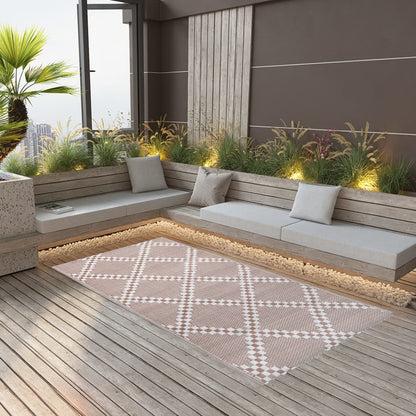 Outdoor Carpet ARAKIL Brown 120x180 cm PP