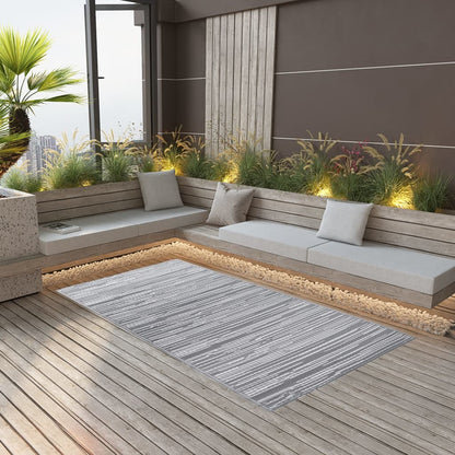 Outdoor Carpet ARAKIL Grey 160x230 cm PP