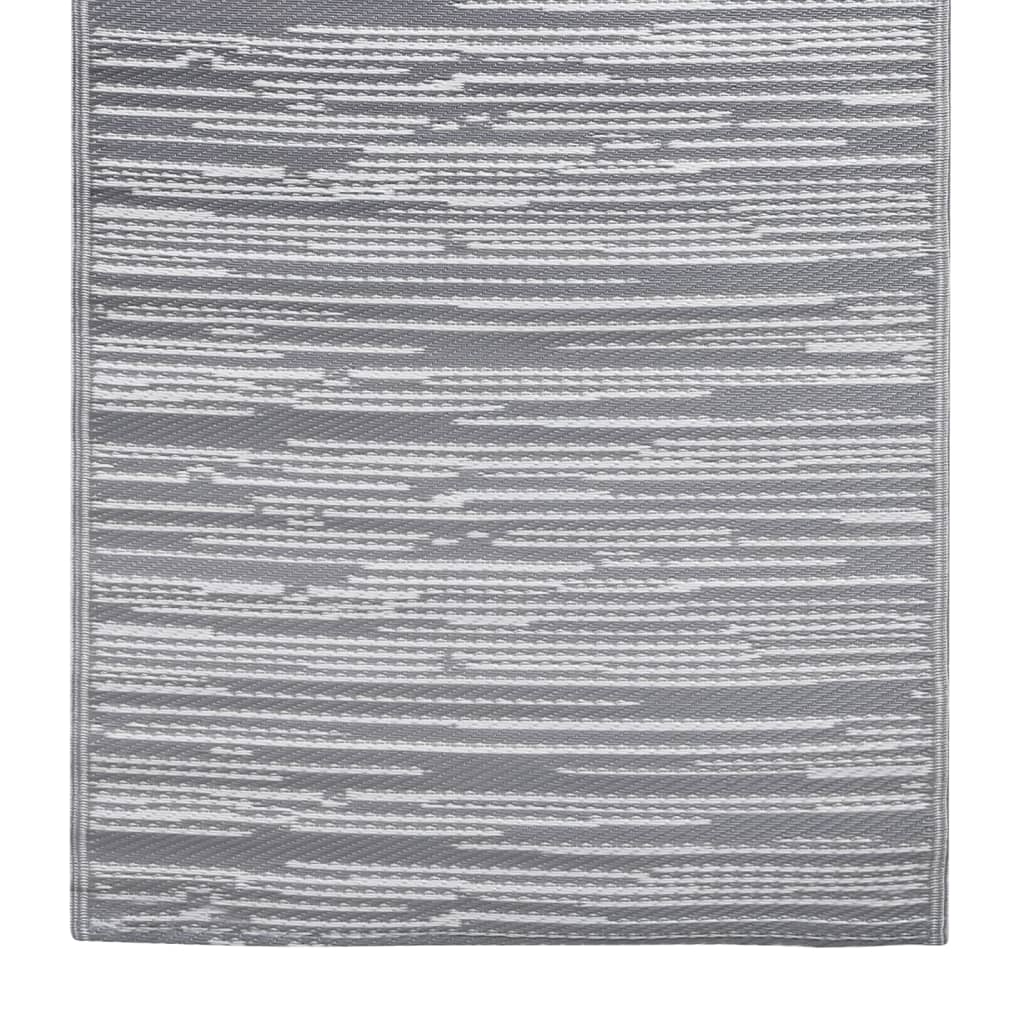 Outdoor Carpet ARAKIL Grey 190x290 cm PP