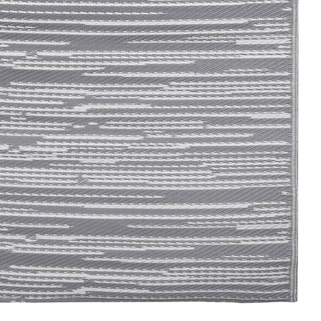 Outdoor Carpet ARAKIL Grey 190x290 cm PP