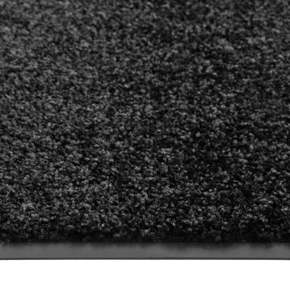 Doormat Washable Black 40x60 cm