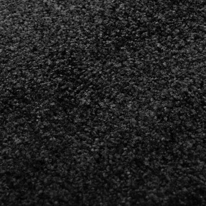Doormat Washable Black 90x120 cm