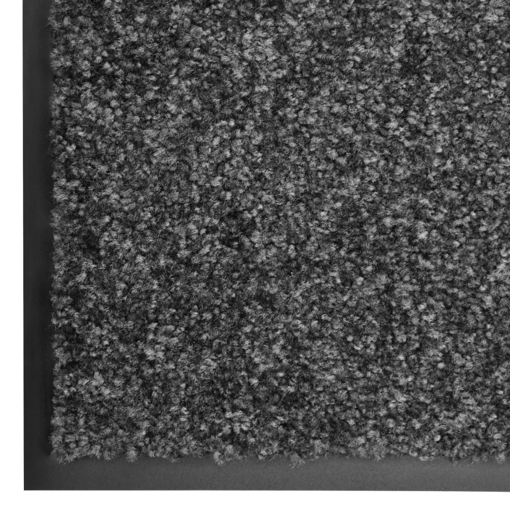 Doormat Washable Anthracite 60x90 cm
