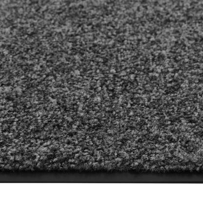 Doormat Washable Anthracite 90x120 cm
