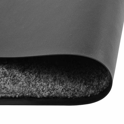 323420 vidaXL Doormat Washable Anthracite 120x180 cm