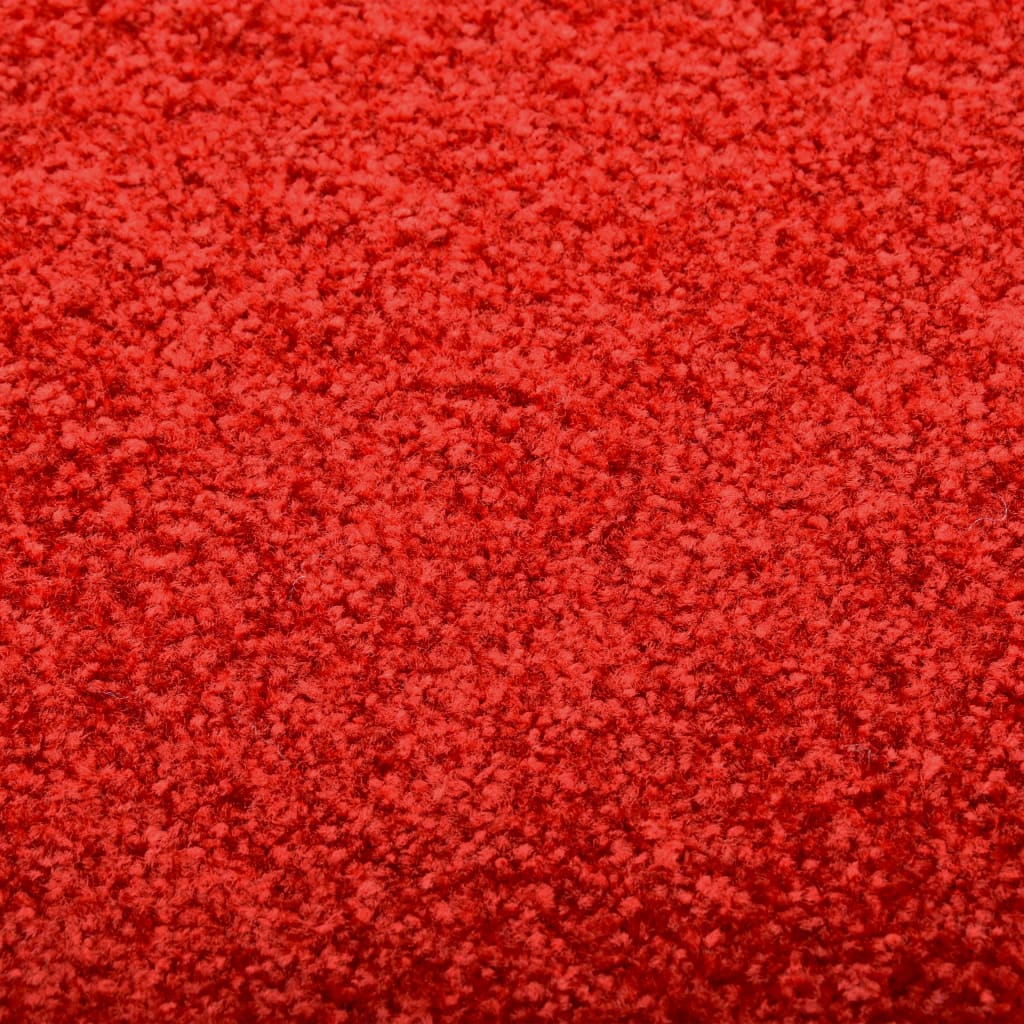 Doormat Washable Red 60x90 cm