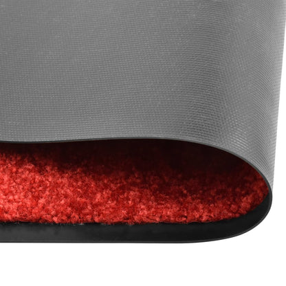 Doormat Washable Red 90x150 cm