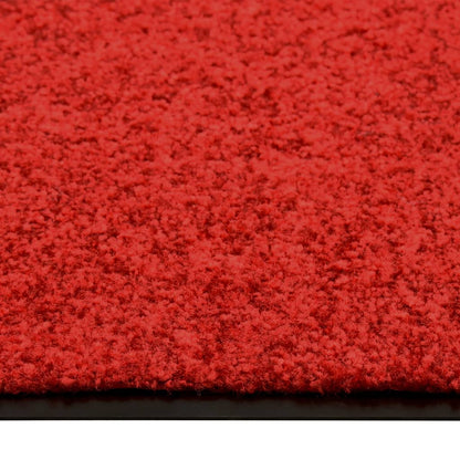 Doormat Washable Red 120x180 cm
