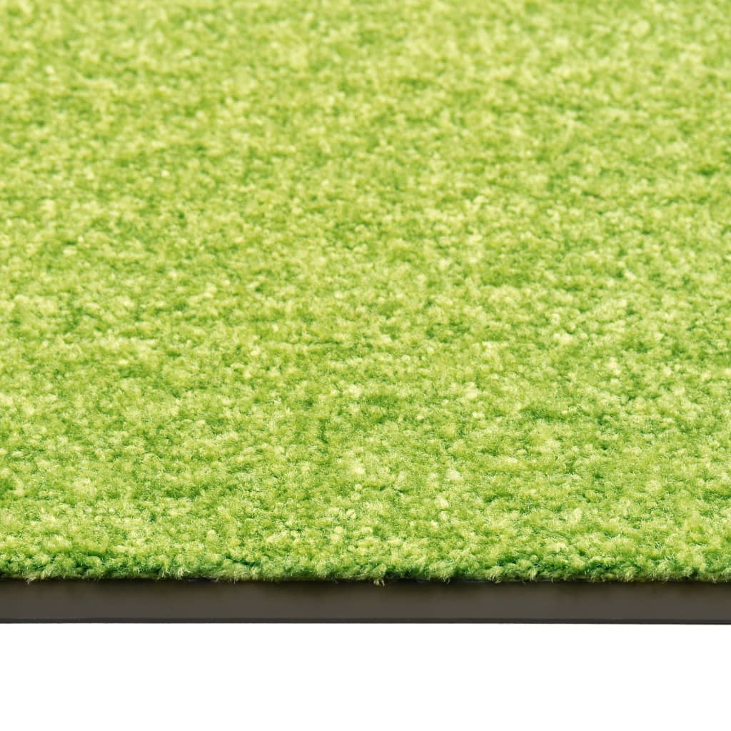 Doormat Washable Green 90x150 cm
