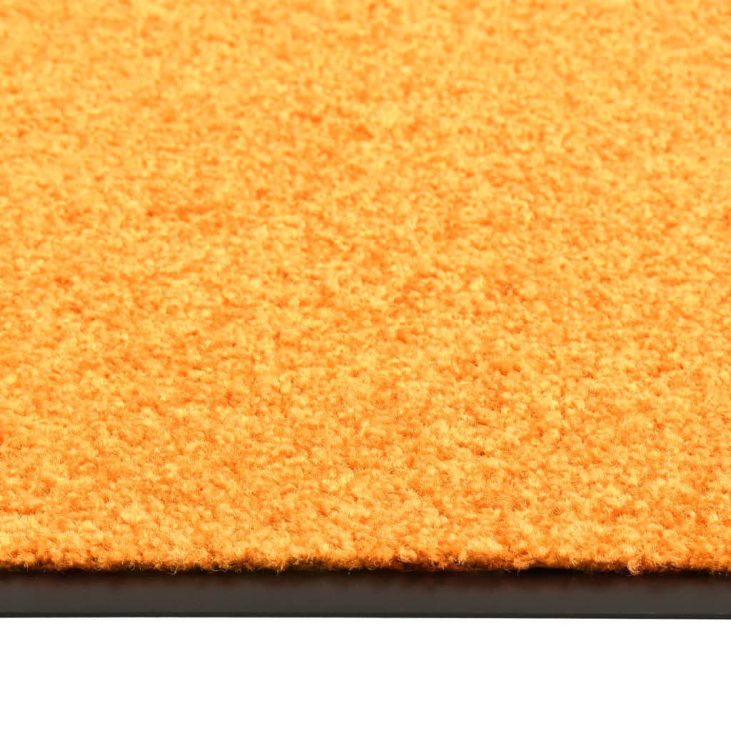 Doormat Washable Orange 60x90 cm