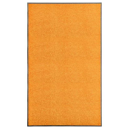 323455 vidaXL Doormat Washable Orange 90x150 cm