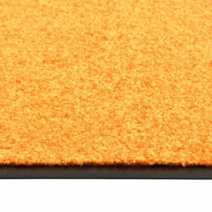 323456 vidaXL Doormat Washable Orange 120x180 cm