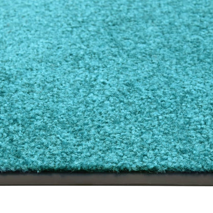 Doormat Washable Cyan 120x180 cm