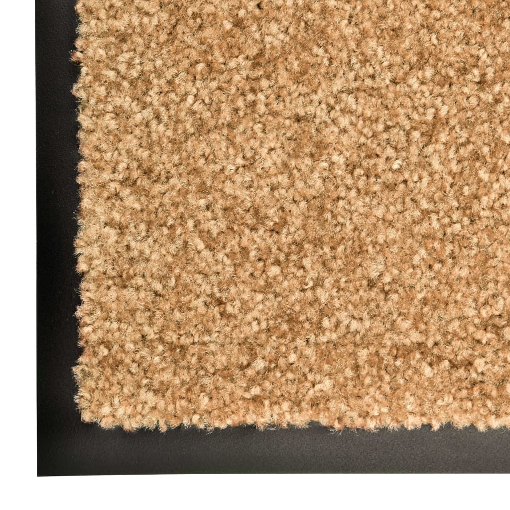 Doormat Washable Cream 40x60 cm