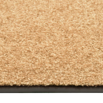 Doormat Washable Cream 60x90 cm