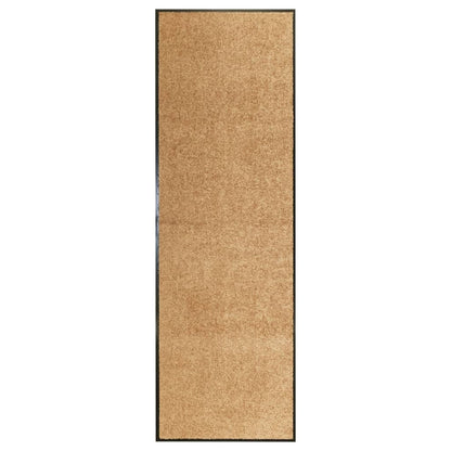 Doormat Washable Cream 60x180 cm