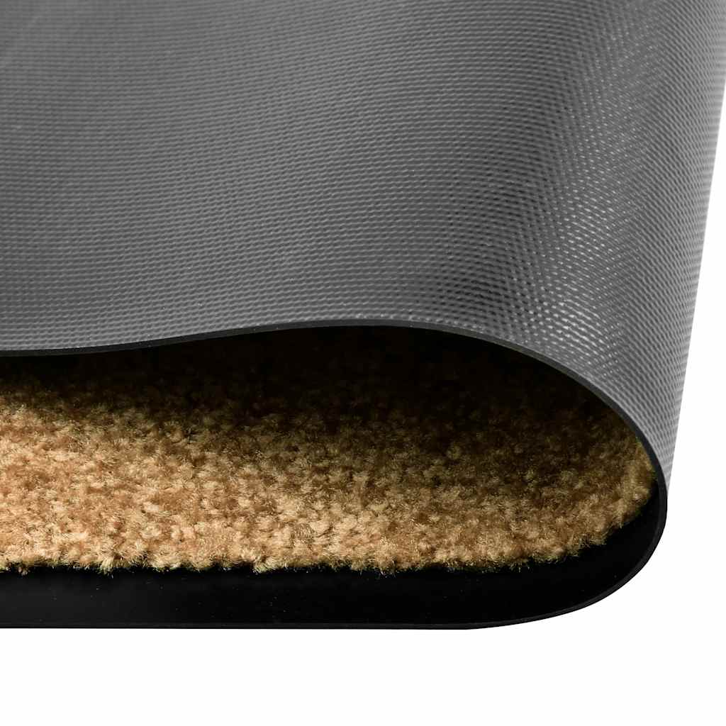 Doormat Washable Cream 90x150 cm