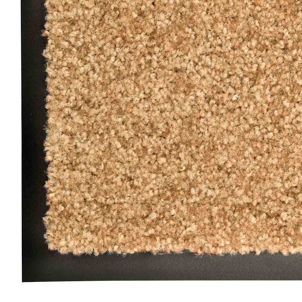 Doormat Washable Cream 90x150 cm