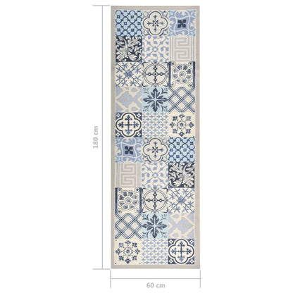 Kitchen Floor Mat Washable Mosaic 60x180 cm