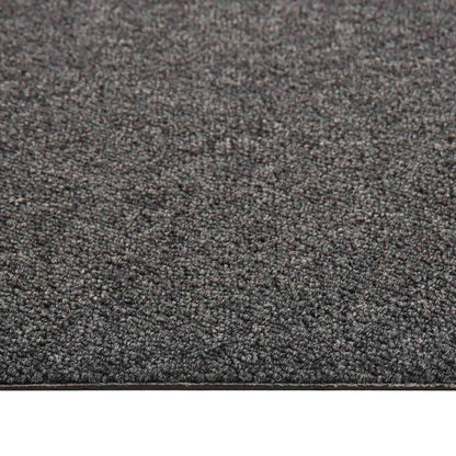 Carpet 20 pcs Anthracite 50 x 50 cm 100% Polypropylene