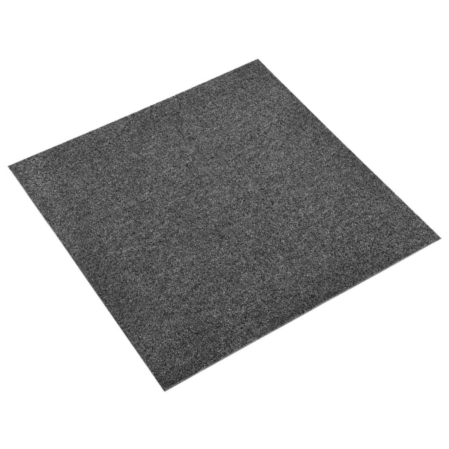 Carpet 20 pcs Anthracite 50 x 50 cm 100% Polypropylene